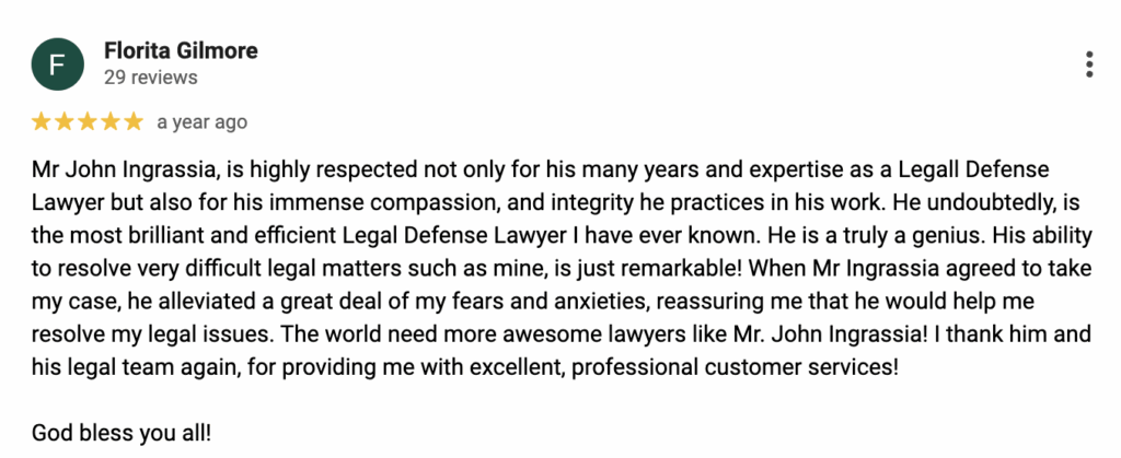 Newburgh Criminal Defense Lawyer Review
